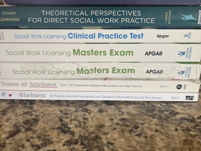 Social Work & Therapy Textbooks: Clinical Practice, Masters Exam Prep, Trauma & Attachment