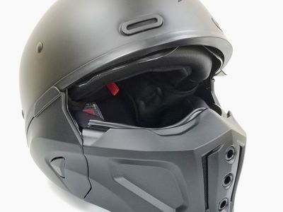 Scorpion Exo Covert X Open-Face Helmet Matte Black Size Small (75-1618S-L-R2-S3)