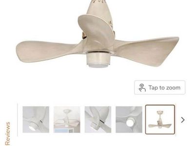 28” Kwang Farmhouse Ceiling Fan With LED & Remote