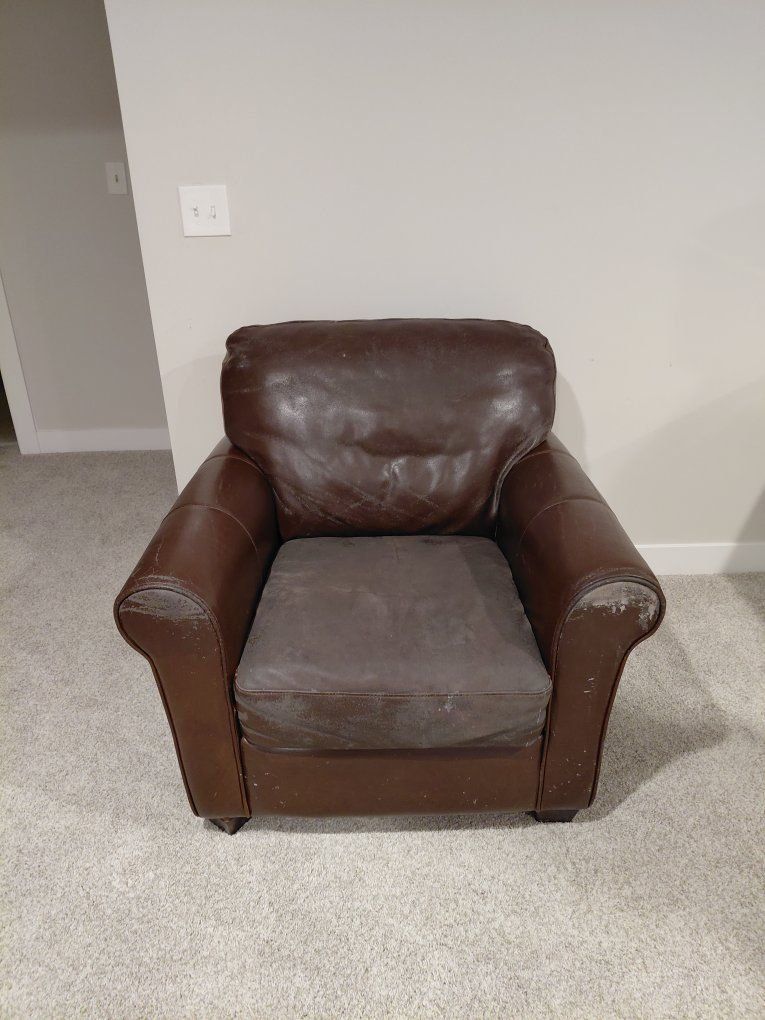 Brown Leather Chair
