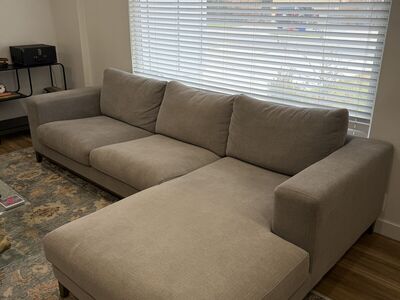 Light Gray Sectional