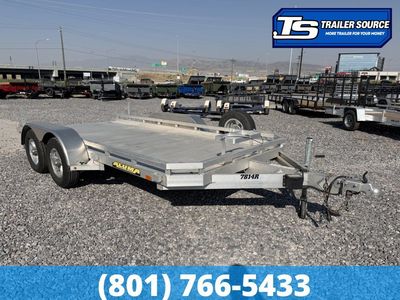 6.5x14 Aluma UTILITY Equipment Trailer - 7K GVWR - Alloy Wheels, Slide Out Ramps, Spare Tire, Stabilizer Jacks