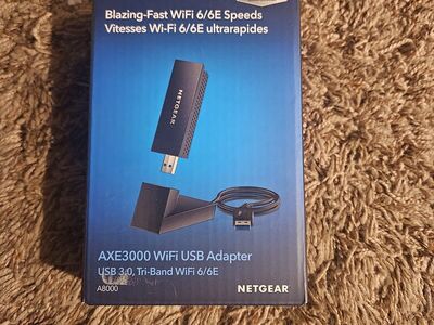 NETGEAR - Nighthawk AXE3000 Tri-Band Wi-Fi 6E USB