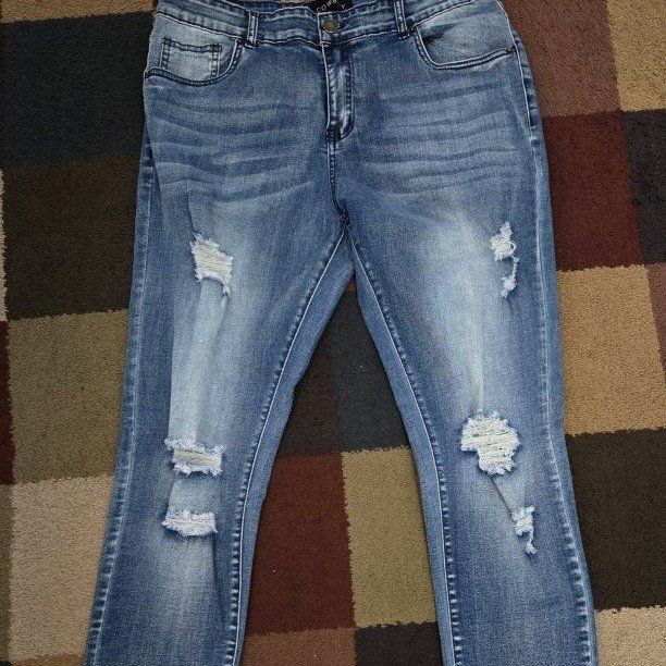 Mens Cowboy brand distressed jeans