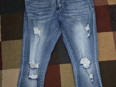 Mens Cowboy brand distressed jeans