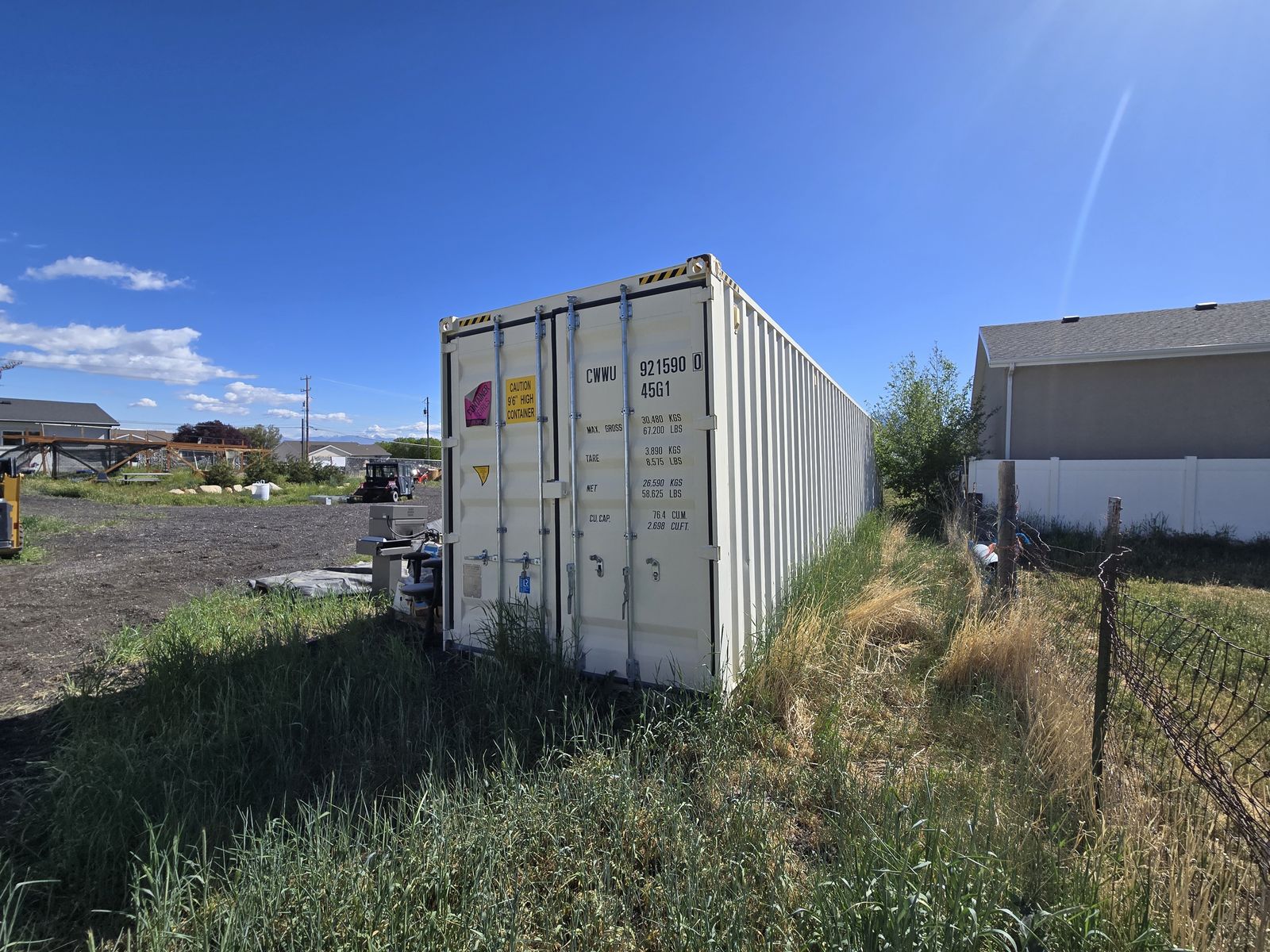 40’ High Cube Shipping Container (9’6”) – One-Trip / Like New – Herriman, UT