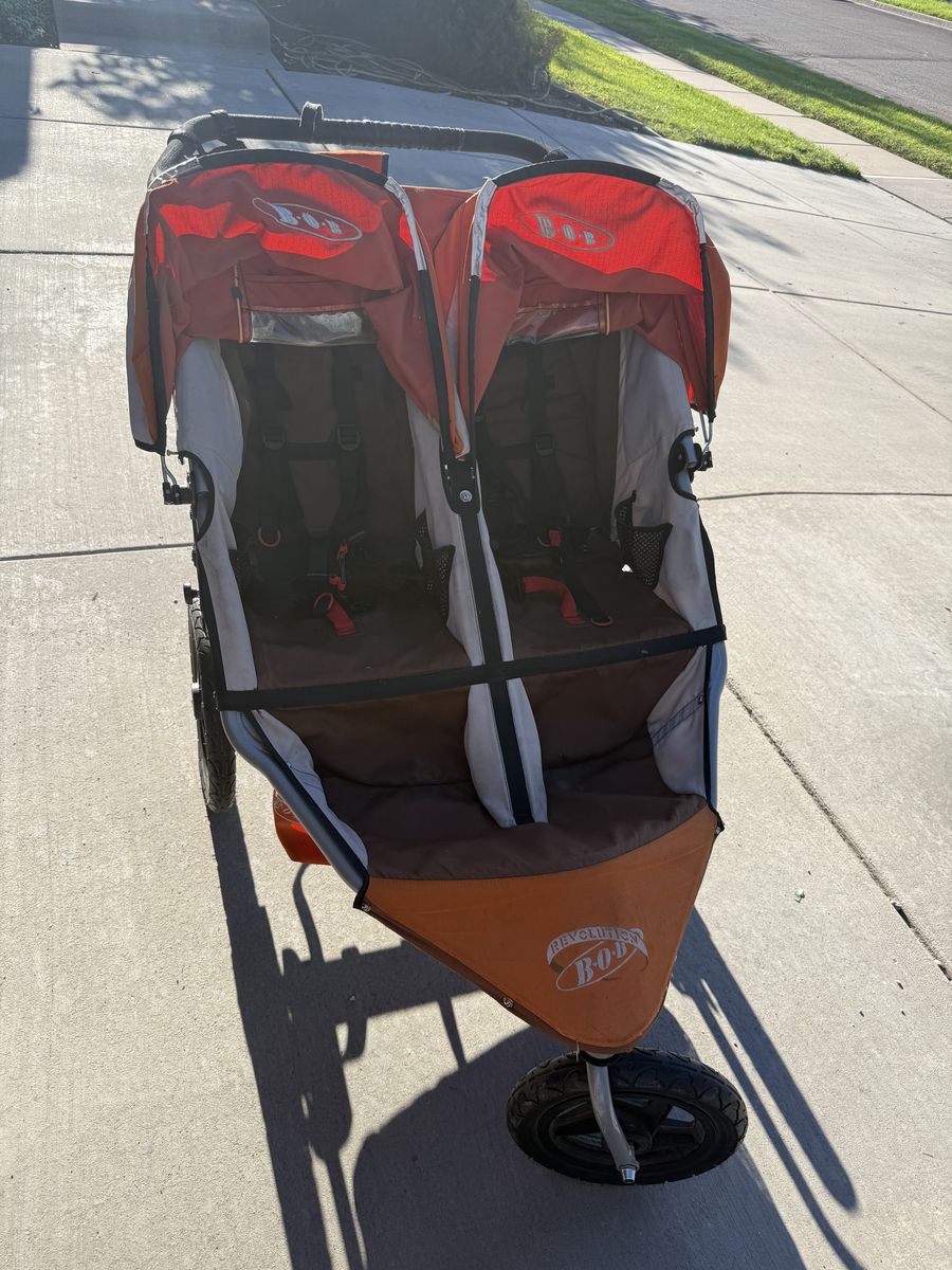 Bob Duallie jogging stroller orange