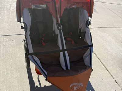 Bob Duallie jogging stroller orange