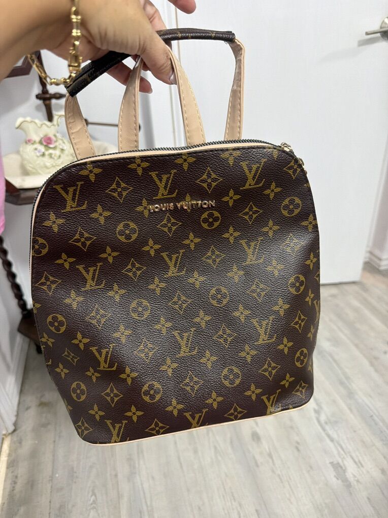 Backpack Brown LV Inspired