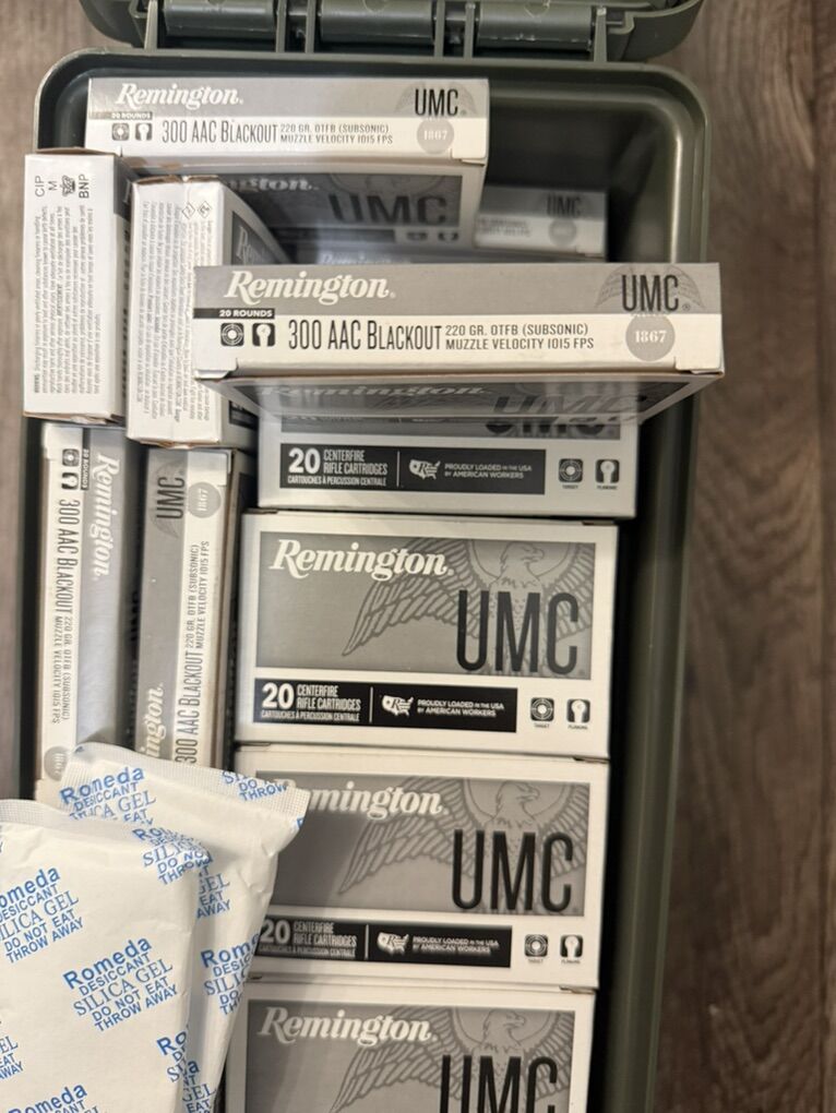 .300 BLK Blackout Subsonic Remington UMC