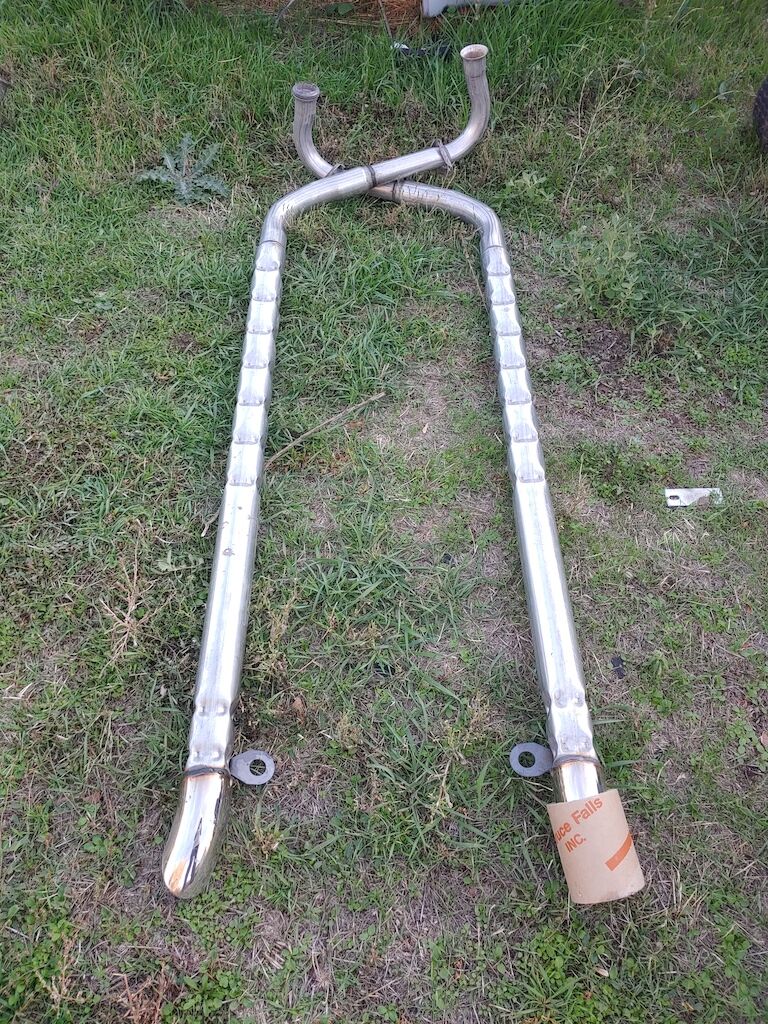 1963-1982 C2 / C3 Corvette Chambered 2" Small Block Side Pipes !Brand New!