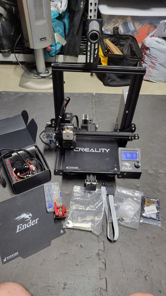 Creality Ender 3 S1 3D Printer - Excellent Condition with Upgrades