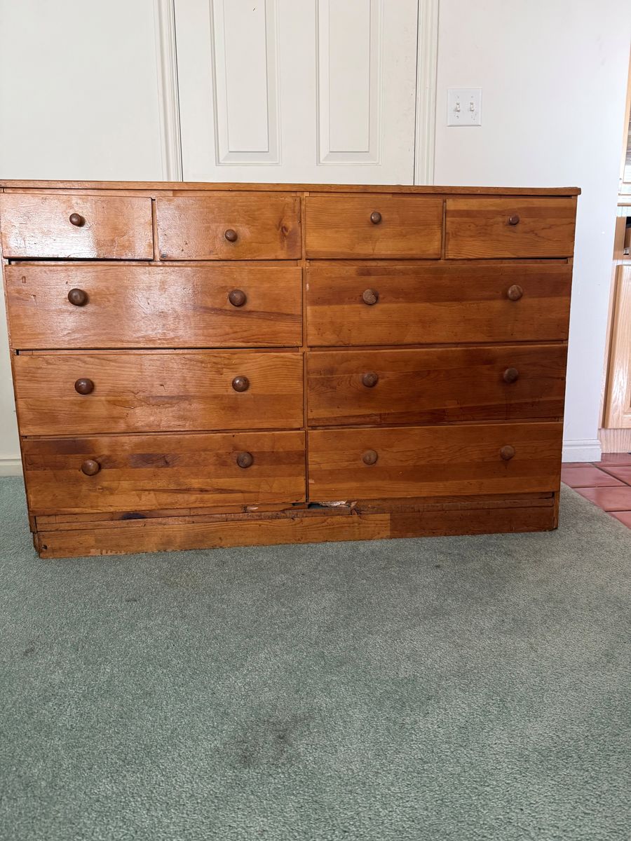 Antique Pine Dresser.