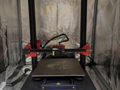 Creality CR-10S Pro 3D Printer with Capricorn PTFE Tubing, Upgrades, and Enclosure
