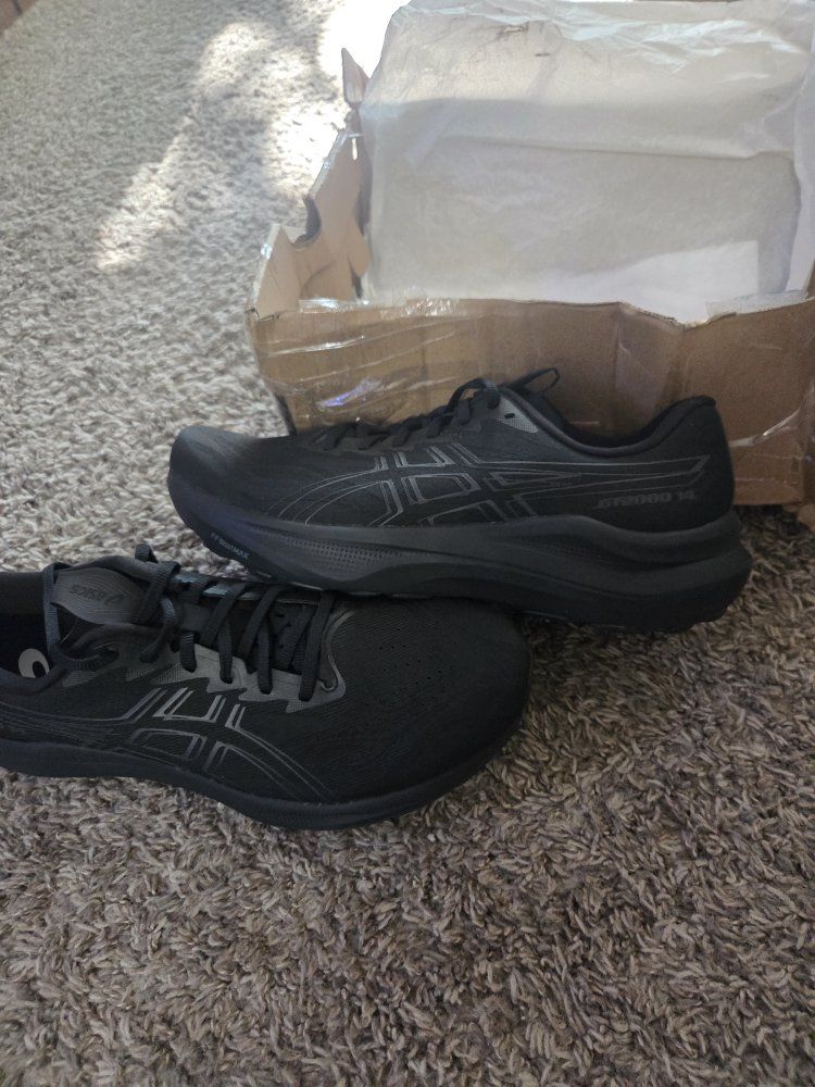 ASICS Men's GT-2000 12 Running Shoes Black Size 12