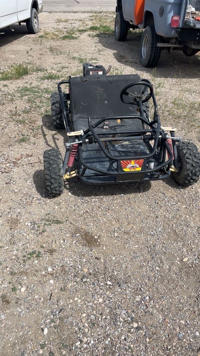 Black widow go cart