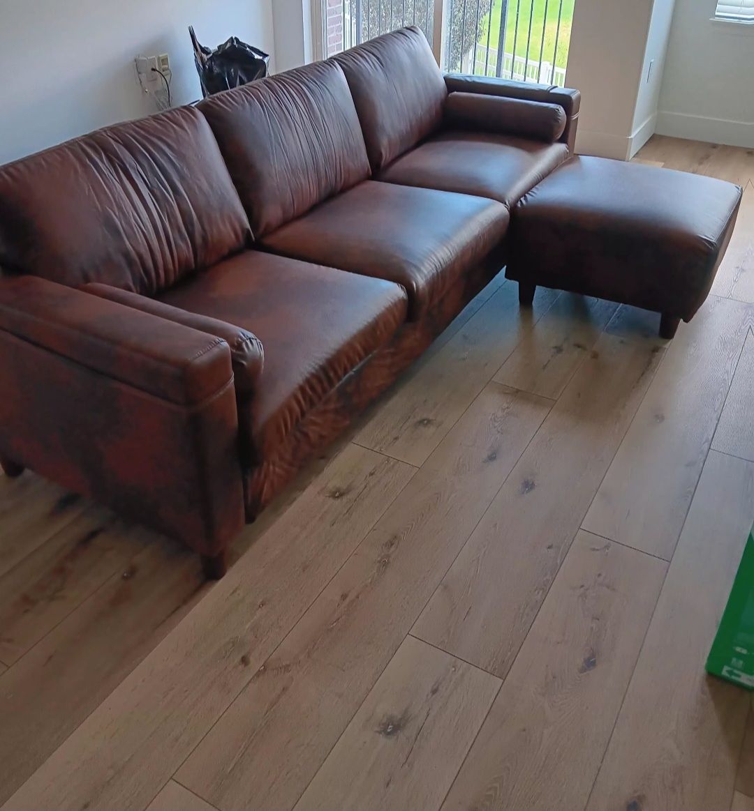 Couch with Ottoman