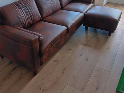 Couch with Ottoman