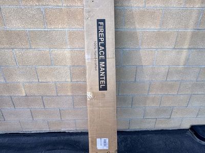 100% Hand-Crafted Fireplace Mantel - Dark Walnut