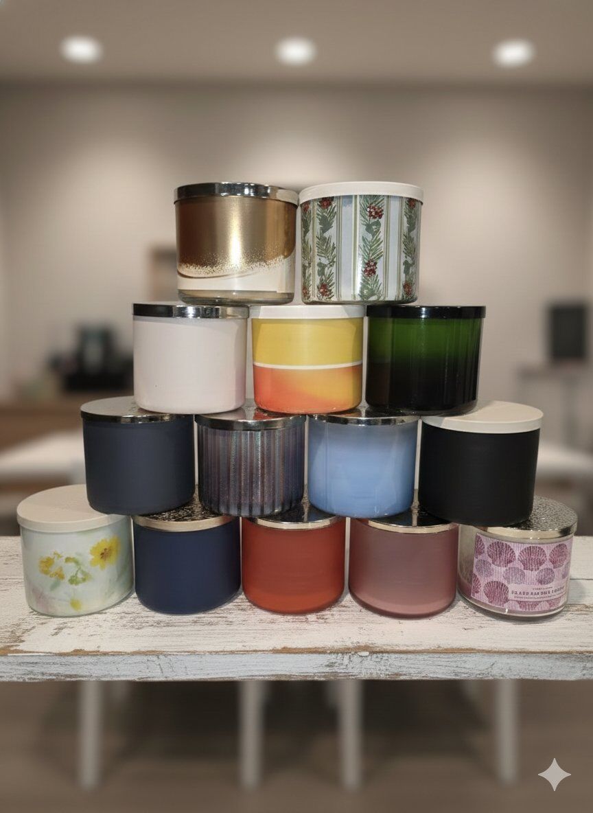 Aesthetic Candle Jars - B&BW, Tuscany & More!