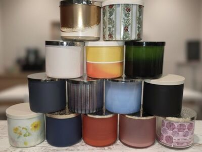Aesthetic Candle Jars - B&BW, Tuscany & More!