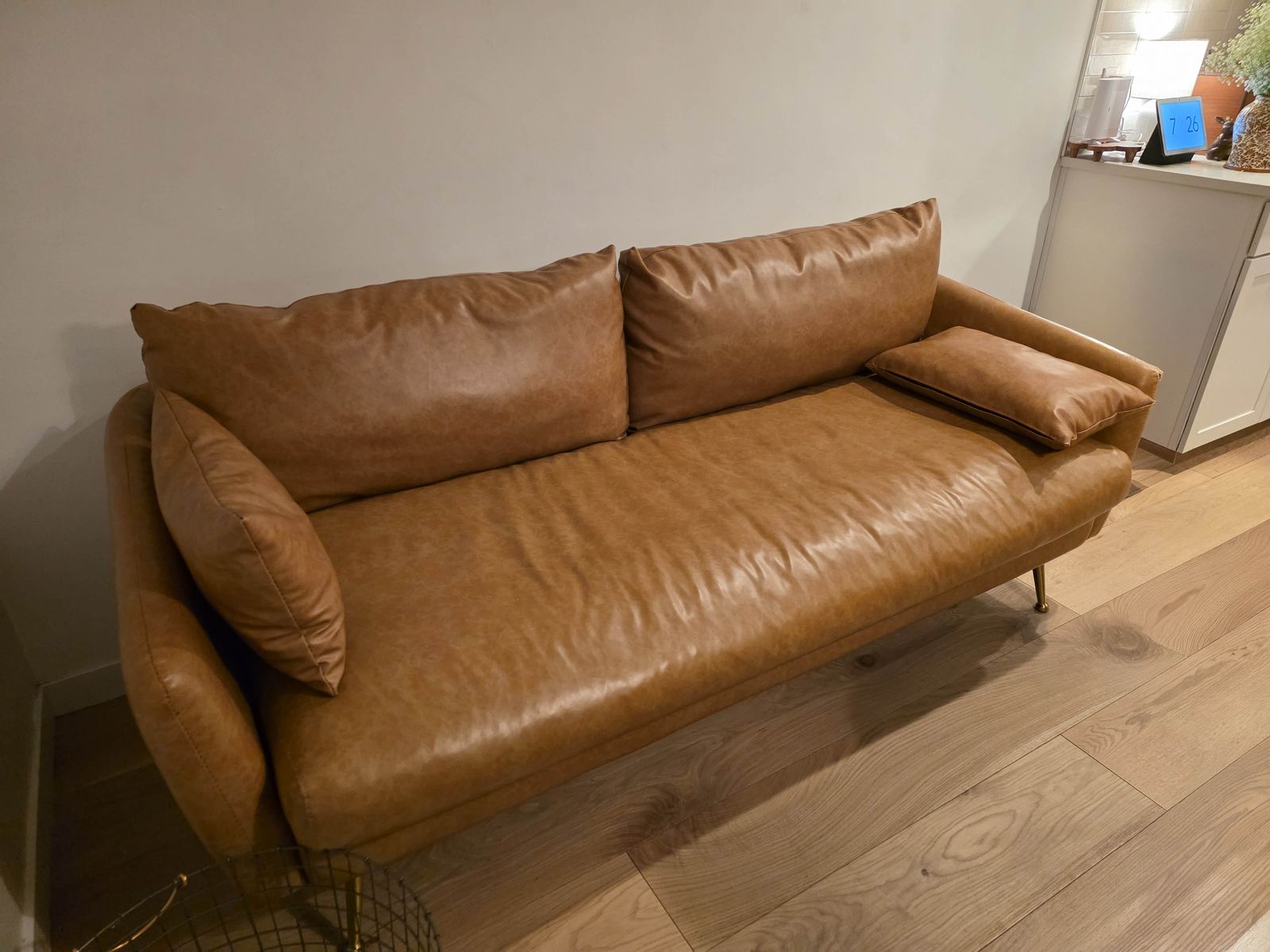 Vegan Leather Sofa