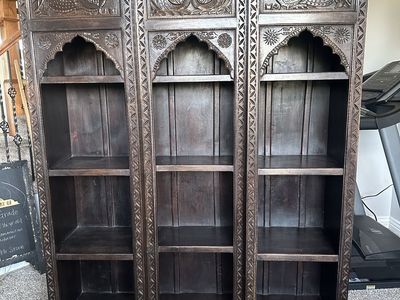 Hand Carved Bookcase