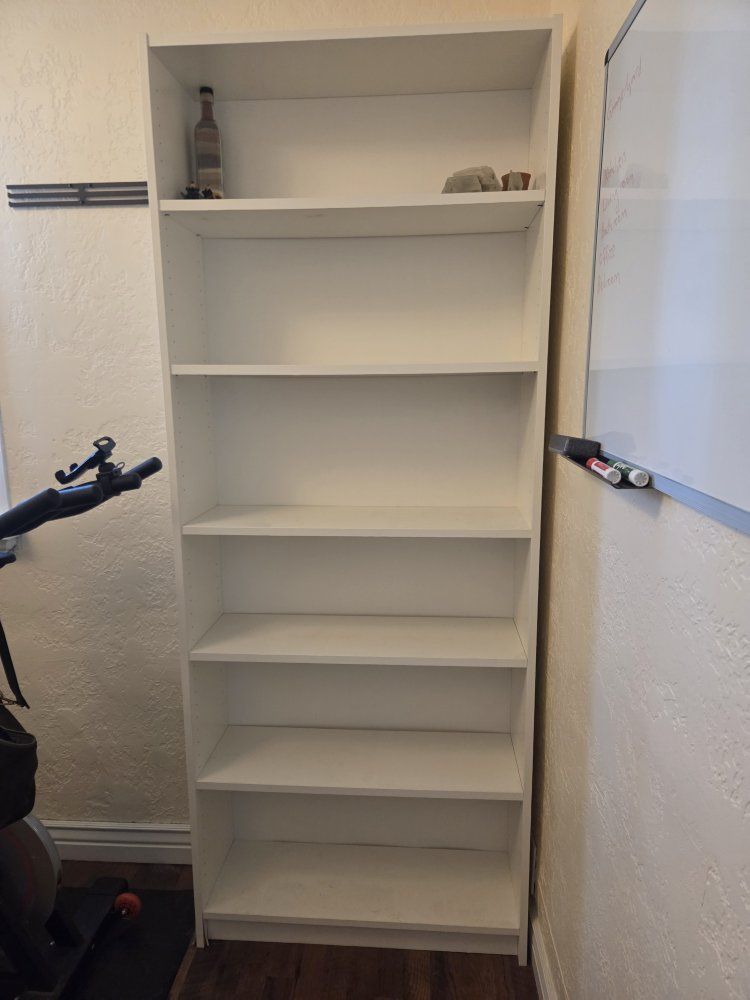 White IKEA Billy Bookcase