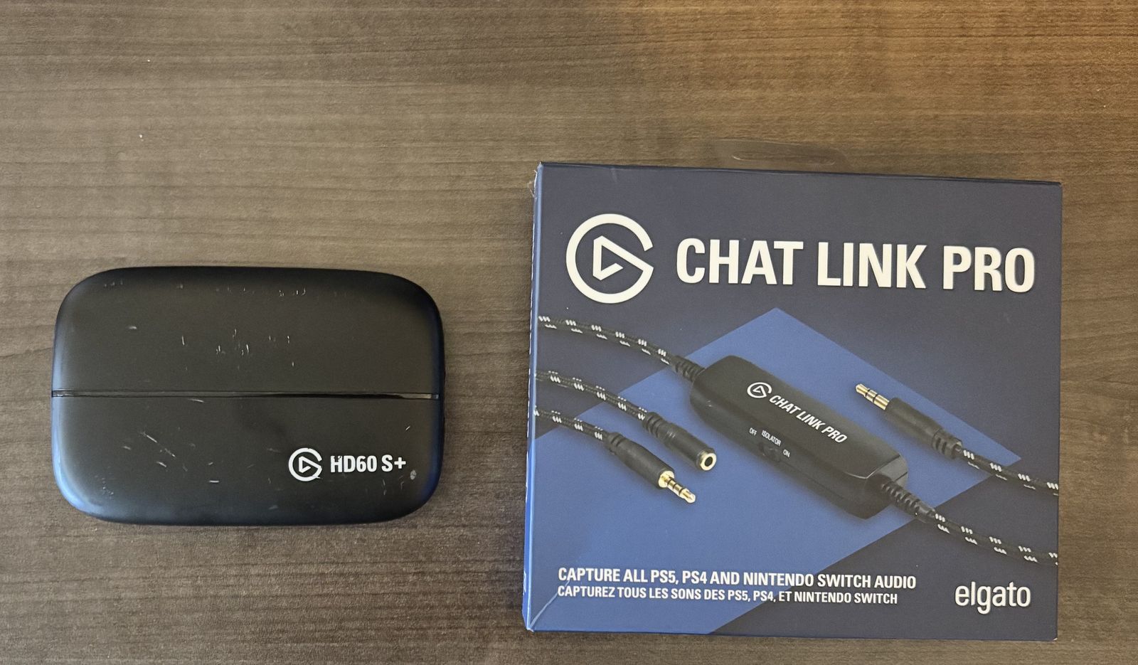 Elgato HD60 S+ capture card + Chat Link Pro bundle