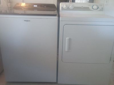 Whirlpool washer GE electric dryer