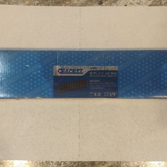 EXPERT 12 Pc 6 Pt 3/8" Drive Metric Socket Set