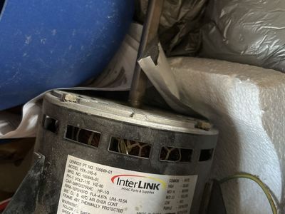 InterLINK Lennox 100649-01 HVAC Motor YFK-245-6, 1/3 HP, 115V, 1075 RPM, 4-Speed