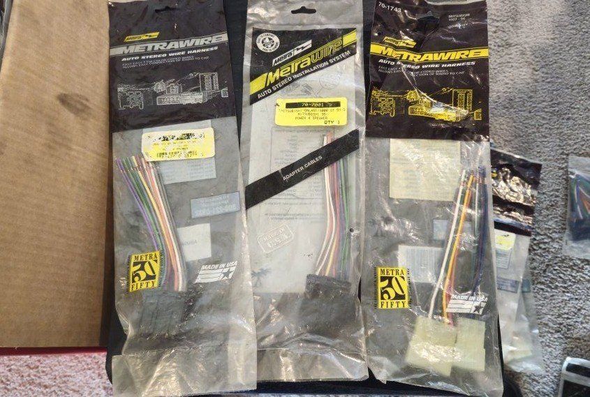 Old/New Stock Head Unit Wiring Harnesses Varying Manufacturers 