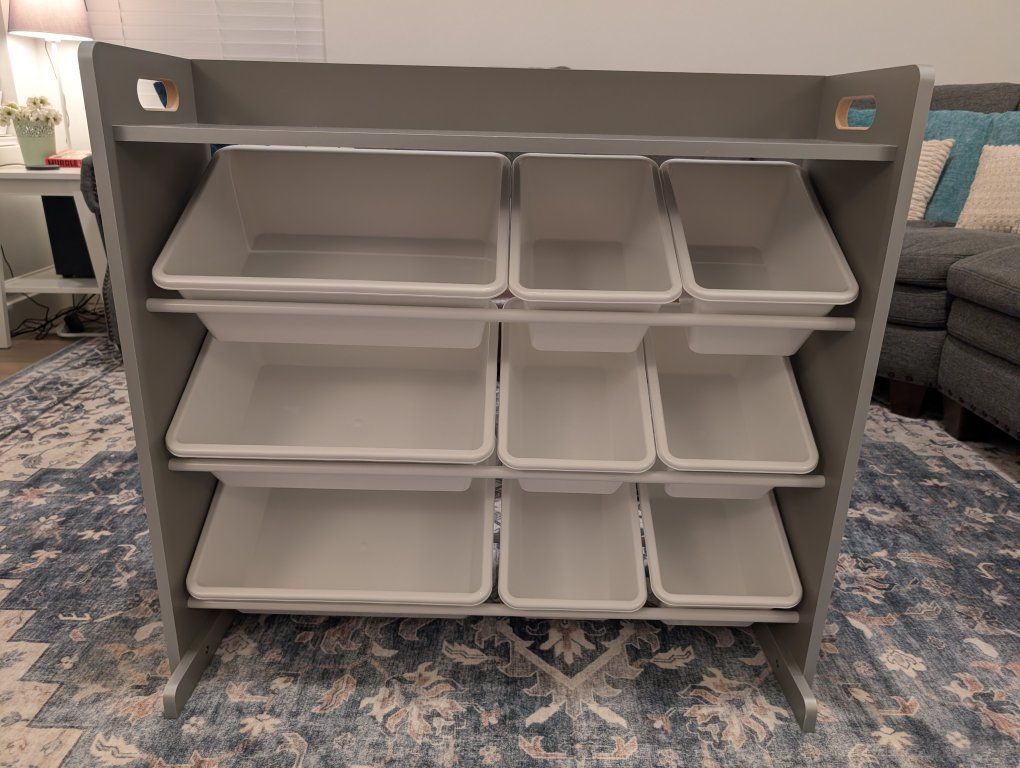 Toy Storage Organizer with Bins