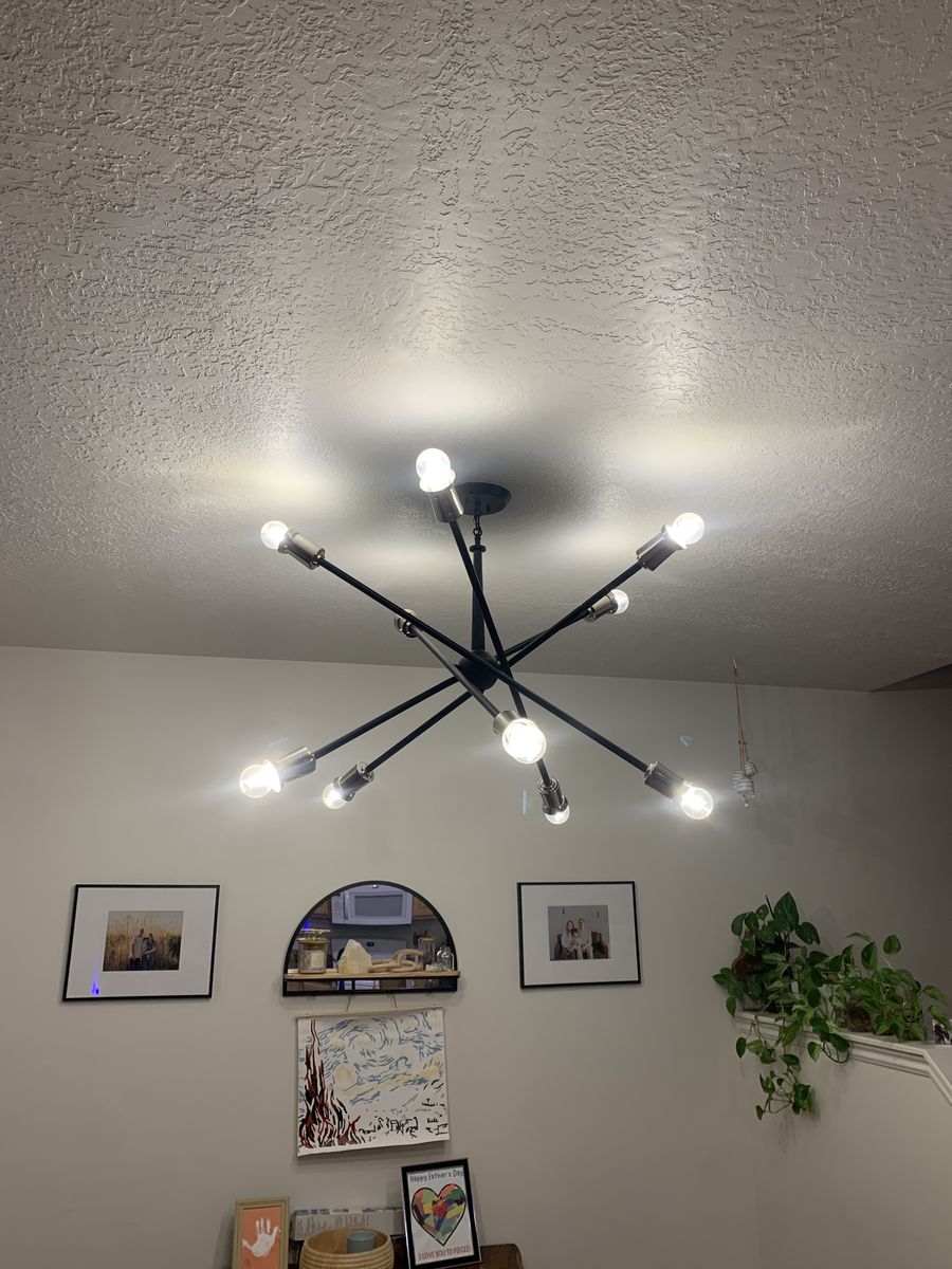 Black chandelier