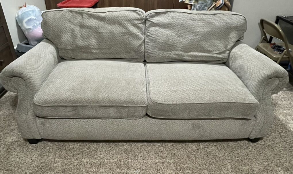 Tan Pullout Couch Need Gone Asap