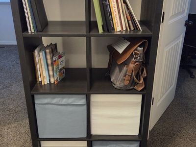 Ikea Kallax 2x4 cube shelf storage -gently used