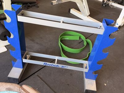 Reebok dumbbell rack