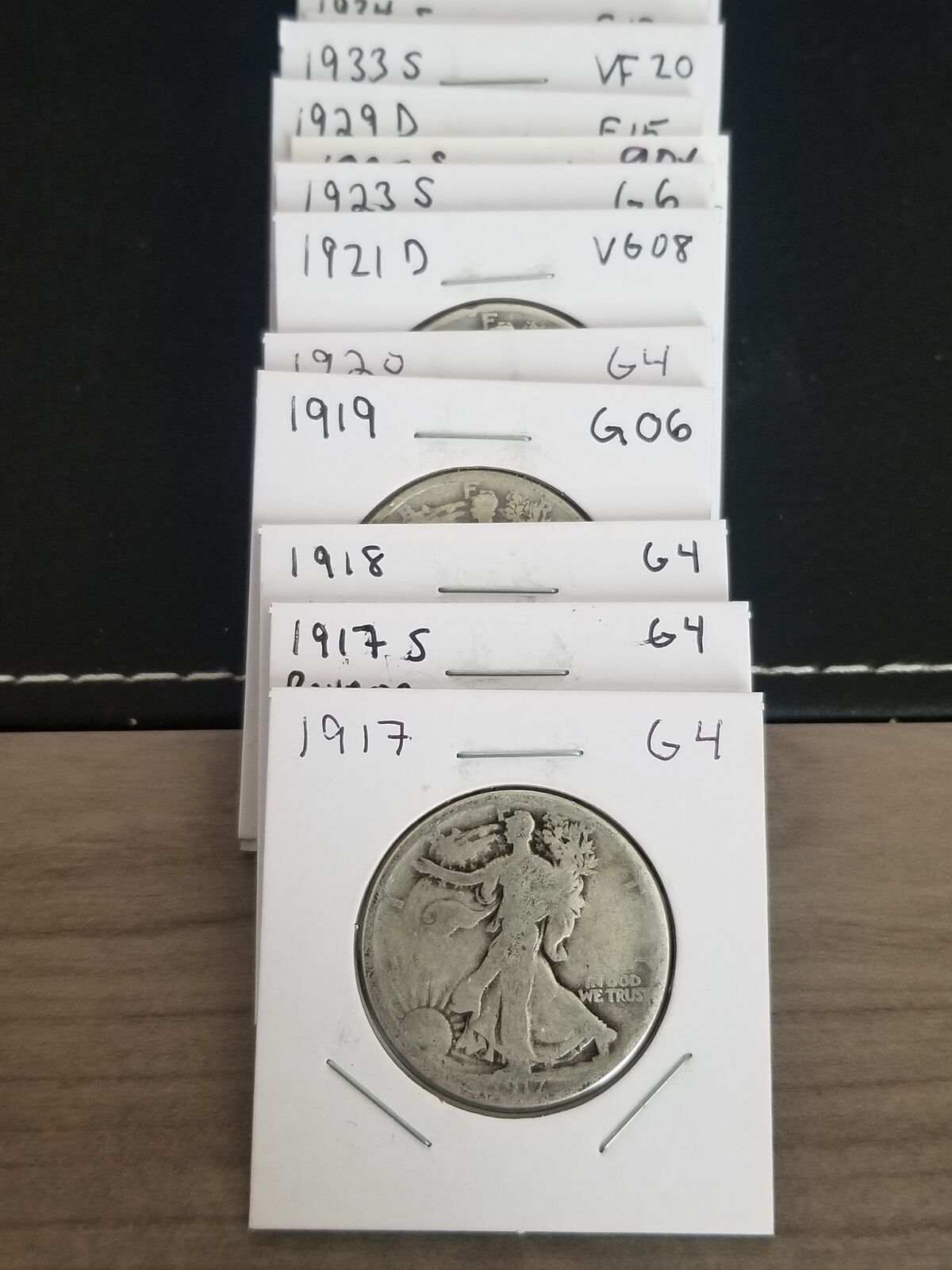 Walking Liberty Half Dollars - early dates