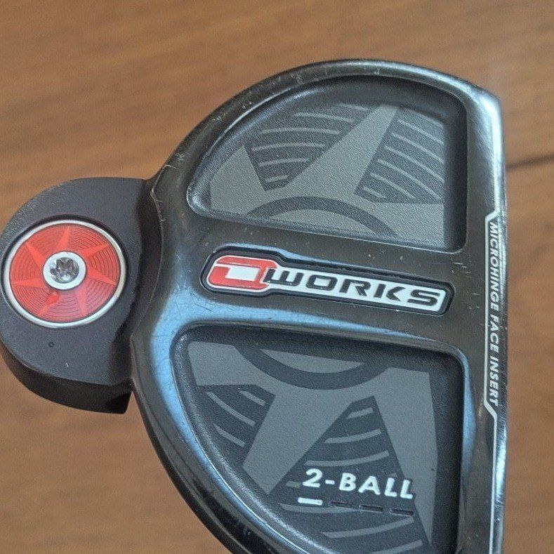Odyssey O-Works 2-Ball Putter with Microhinge Face Insert & New SuperStroke Grip 34"