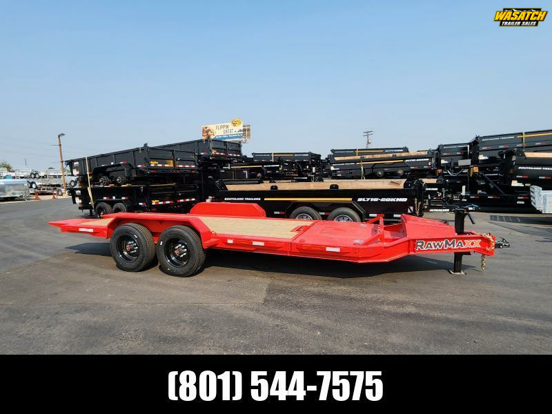 2026 RawMaxx 22' G7X Gravity Tilt 20K Flatbed Trailer