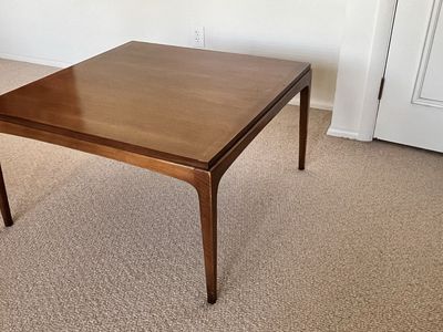 Lane Rhythm Mid-Century Modern Walnut Cocktail Table - 1967 (32" Square)