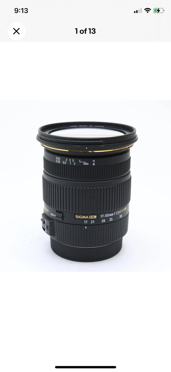 Sigma 17-50 2.8 for Canon efs