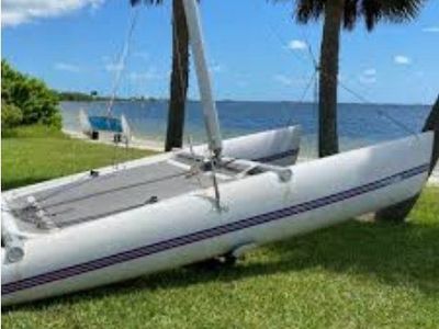 1985 Catamaran Sailboat, 17' LOA, Fractional Sloop Rig