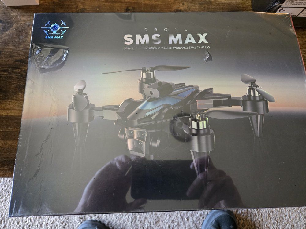 SMS Max Series-K 4K Optical Flow Position Drone with Obstacle Avoidance & 5.6" Screen Remote