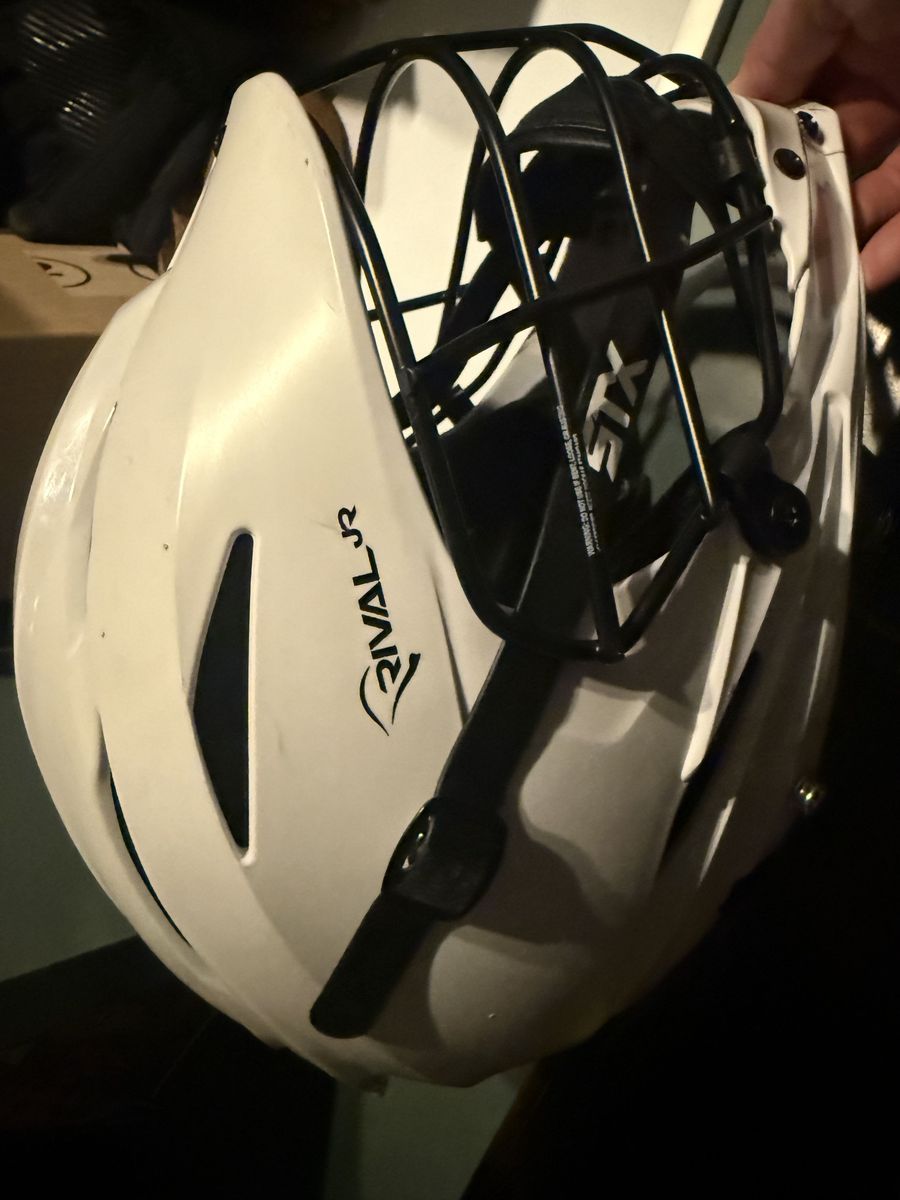 STX Rival Jr Youth Lacrosse Helmet White