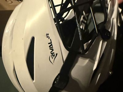 STX Rival Jr Youth Lacrosse Helmet White