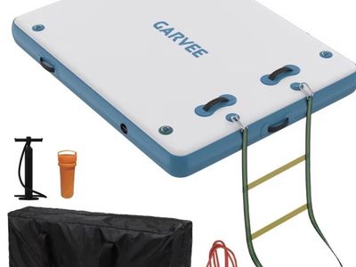 10×6 Inflatable Floating Dock — Brand New