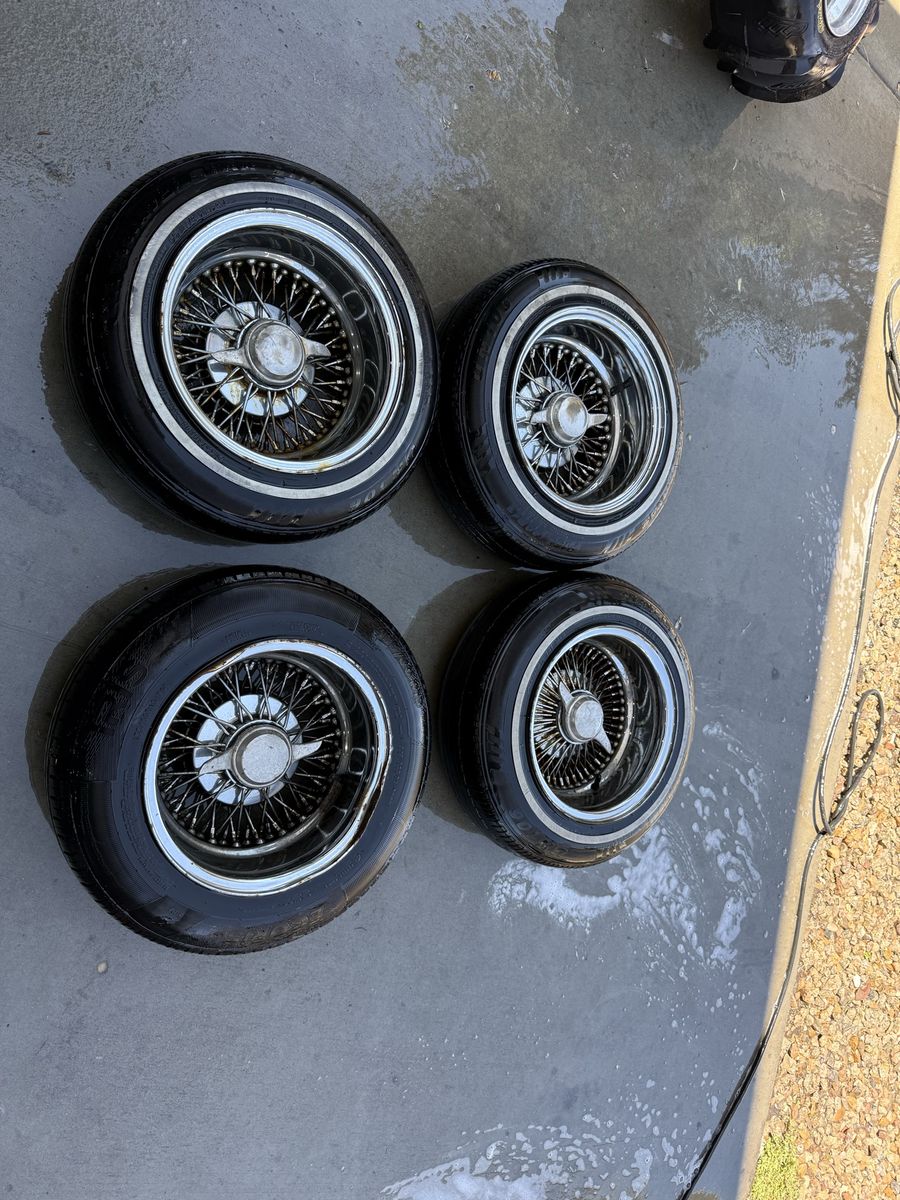 Spoke wire wheels 5x4.75 5x5 p155/80r13