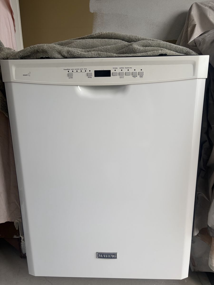 Maytag White Dishwasher